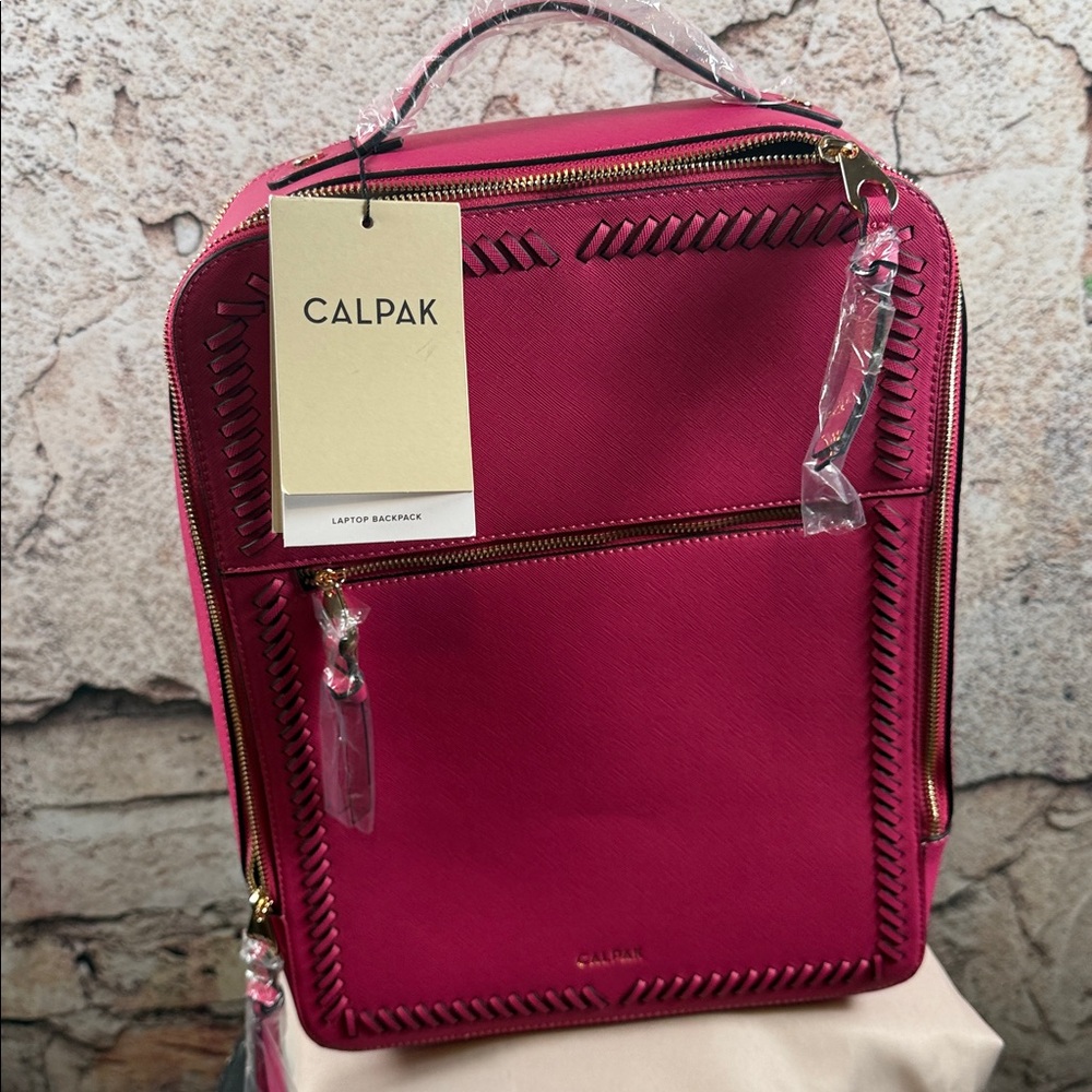 Stylish Pink Women's Bag CALPAK Kaya 15 inch Laptop Backpack in
Dragonfruit B22 - Picture 7 of 11